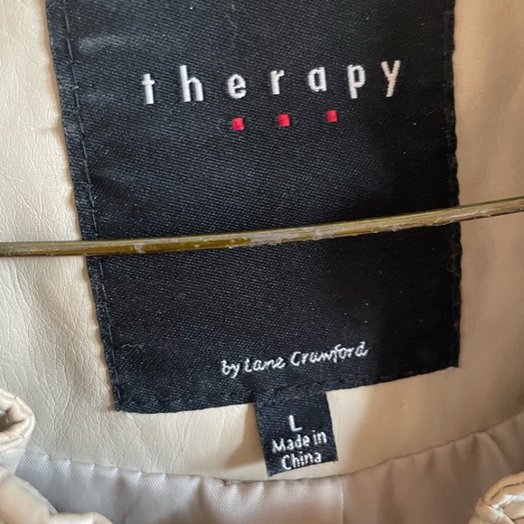 Therapy large leather jacket - Picture 3 of 3